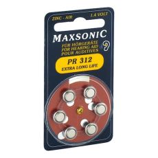BATTERIEN f.Hörgeräte Maxsonic PR312 (PZN 02195924)