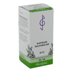 BIOCHEMIE 10 Natrium sulfuricum D 12 Tabletten (PZN 01073892)