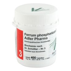 BIOCHEMIE Adler 3 Ferrum phosphoricum D 12 Tabl. (PZN 02726801)