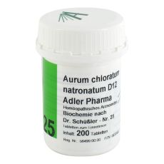 BIOCHEMIE Adler 25 Aurum chloratum natr.D 12 Tabl. (PZN 00833585)