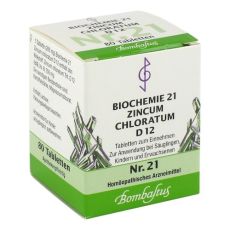 BIOCHEMIE 21 Zincum chloratum D 12 Tabletten (PZN 04325199)