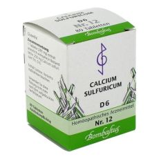 BIOCHEMIE 12 Calcium sulfuricum D 6 Tabletten (PZN 01073900)