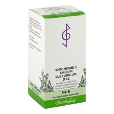 BIOCHEMIE 6 Kalium sulfuricum D 12 Tabletten (PZN 01073544)