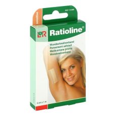 RATIOLINE sensitive Wundschnellverband 4 cmx1 m (PZN 01805154)