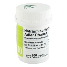 BIOCHEMIE Adler 10 Natrium sulfuricum D 6 Tabl. (PZN 00833378)