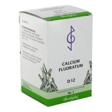 BIOCHEMIE 1 Calcium fluoratum D 12 Tabletten (PZN 04325070)