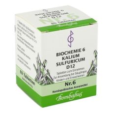 BIOCHEMIE 6 Kalium sulfuricum D 12 Tabletten (PZN 00674135)