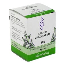 BIOCHEMIE 4 Kalium chloratum D 6 Tabletten (PZN 04324857)