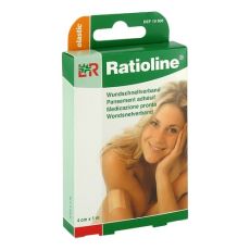 RATIOLINE elastic Wundschnellverband 4 cmx1 m (PZN 01805295)