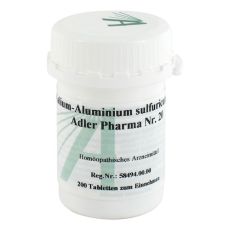 BIOCHEMIE Adler 20 Kalium aluminium sulf.D 12 Tab. (PZN 00833496)