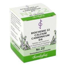 BIOCHEMIE 22 Calcium carbonicum D 6 Tabletten (PZN 04325236)