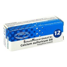 SCHUCKMINERAL Globuli 12 Calcium sulfuricum D6 (PZN 00425627)
