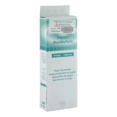 MUNDSCHUTZ PAPIERVLIES m.Gummiband weiß (PZN 01046412)