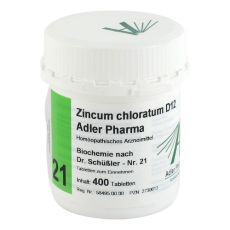 BIOCHEMIE Adler 21 Zincum chloratum D 12 Tabletten (PZN 02730613)