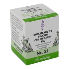 BIOCHEMIE 21 Zincum chloratum D 6 Tabletten (PZN 04325176)