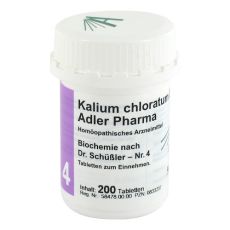 BIOCHEMIE Adler 4 Kalium chloratum D 6 Tabletten (PZN 00833237)