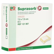 SUPRASORB P PU-Schaumv.selbstklebend 7,5x7,5 cm (PZN 07402368)