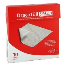 DRACOTÜLL Sil.10x10 cm silikonbes.Wundkont.Aufl. (PZN 08839788)