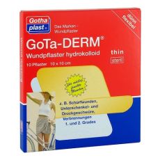 GOTA-DERM thin hydrokoll.Wundpfl.steril 10x10 cm (PZN 08880041)