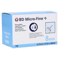 BD MICRO-FINE+ 8 Pen-Nadeln 0,25x8 mm (PZN 11049096)