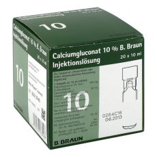 CALCIUMGLUCONAT 10% MPC Injektionslösung (PZN 04208950)