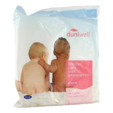 DUNIWELL Baby Waschlappen streichelzart (PZN 06884193)