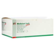 MOLLELAST haft Binden latexfrei 10 cmx20 m weiß (PZN 09885951)