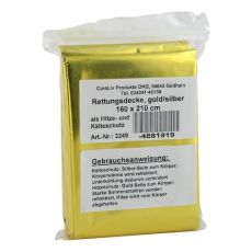 RETTUNGSDECKE 160x210 cm gold/silber (PZN 04881919)