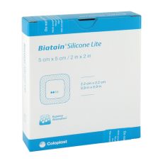 BIATAIN Silicone Lite Schaumverband 5x5 cm (PZN 13898327)