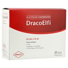 DRACOELFI elast.Fixierbinde 6 cmx4 m gekreppt (PZN 00736273)