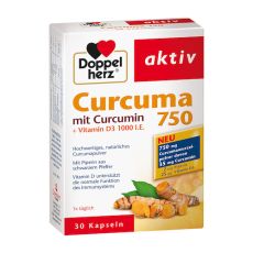 DOPPELHERZ Curcuma 750 Kapseln (PZN 15657421)