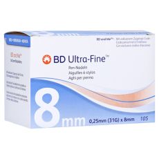 BD ULTRA-FINE Pen-Nadeln 8 mm 31 G 0,25 mm (PZN 14046767)