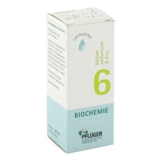 BIOCHEMIE Pflüger 6 Kalium sulfuricum D 6 Tropfen (PZN 06324494)