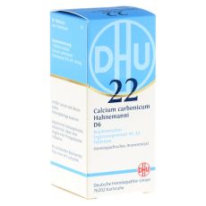 BIOCHEMIE DHU 22 Calcium carbonicum D 6 Tabletten (PZN 01196330)