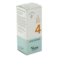BIOCHEMIE Pflüger 4 Kalium chloratum D 6 Tropfen (PZN 06324092)