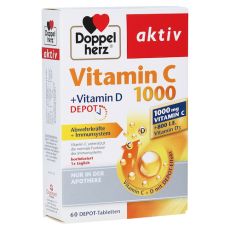 Doppelherz aktiv Vitamin C 1000 + Vitamin D Depot (PZN 13501956)