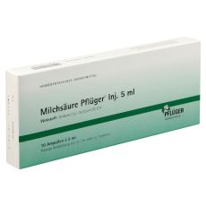 MILCHSÄURE Pflüger Injektionslösung 5 ml (PZN 01222429)