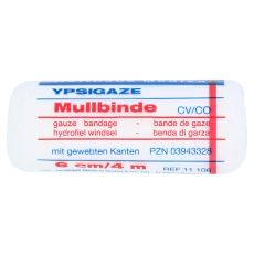 YPSIGAZE Mullbinde 6 cmx4 m (PZN 03943328)