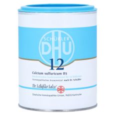 BIOCHEMIE DHU 12 Calcium sulfuricum D 3 Tabletten (PZN 00274849)