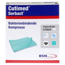 CUTIMED Sorbact Kompressen 4x6 cm (PZN 07347215)