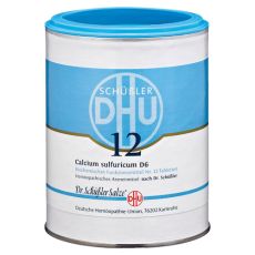 BIOCHEMIE DHU 12 Calcium sulfuricum D 6 Tabletten (PZN 00274878)