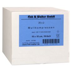 MULLKOMPRESSEN 10x10 cm steril 16fach (PZN 02144105)