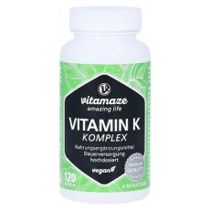 VITAMIN K1+K2 Komplex hochdosiert vegan Kapseln (PZN 13947480)