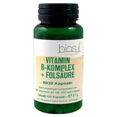 VITAMIN B KOMPLEX+Folsäure Bios Kapseln (PZN 06054511)