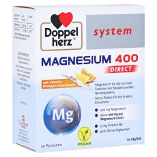 DOPPELHERZ Magnesium 400 DIRECT system Pellets (PZN 13590078)