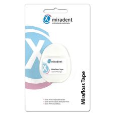 MIRADENT Zahnseide Mirafloss Tape teflonbeschicht. (PZN 02172461)