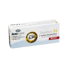 LENSCARE SeeOne 55 Monatslinse -2,50 dpt (PZN 02194534)