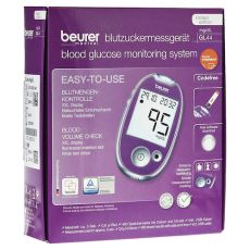 BEURER GL44 Blutzuckermessgerät mg/dl lila (PZN 08600001)