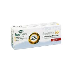 LENSCARE SeeOne 55 Monatslinse -1,00 dpt (PZN 02194416)