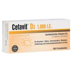 CEFAVIT D3 1.000 I.E. Filmtabletten (PZN 12490009)